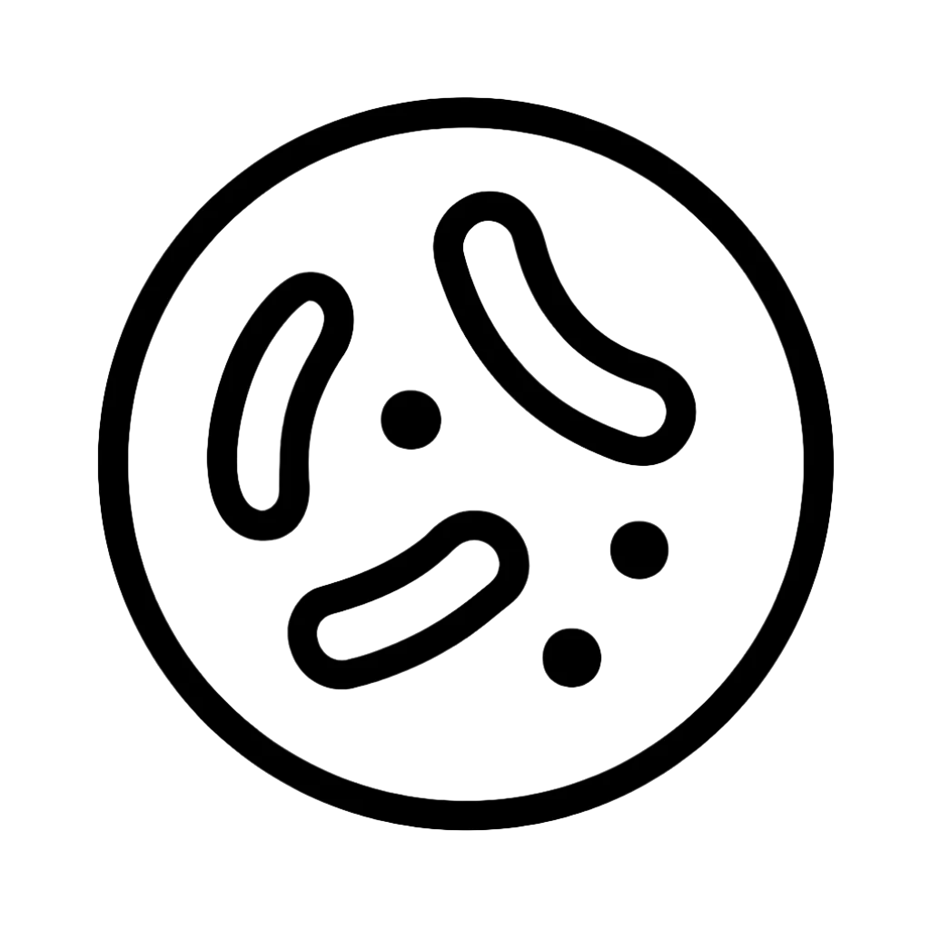 Simple probiotic line illustration